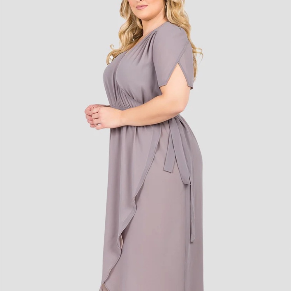 3x ethereal angelic wrap dress